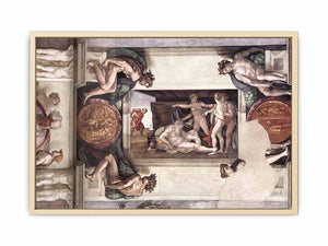 Sistine chapel ceiling: bay 1 By Michelangelo Buonarroti