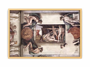 Sistine chapel ceiling: bay 1 By Michelangelo Buonarroti