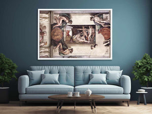 Sistine chapel ceiling: bay 1 By Michelangelo Buonarroti