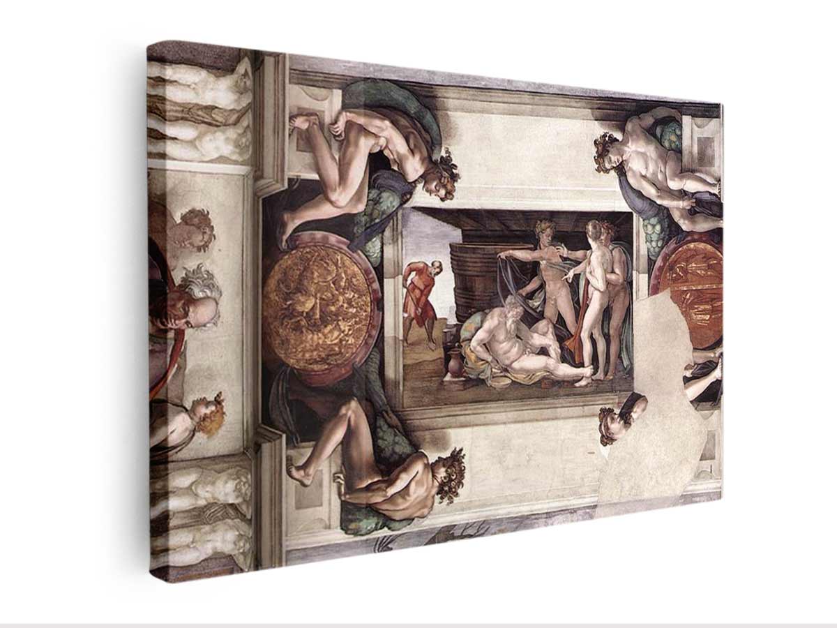 Sistine chapel ceiling: bay 1 By Michelangelo Buonarroti
