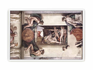 Sistine chapel ceiling: bay 1 By Michelangelo Buonarroti