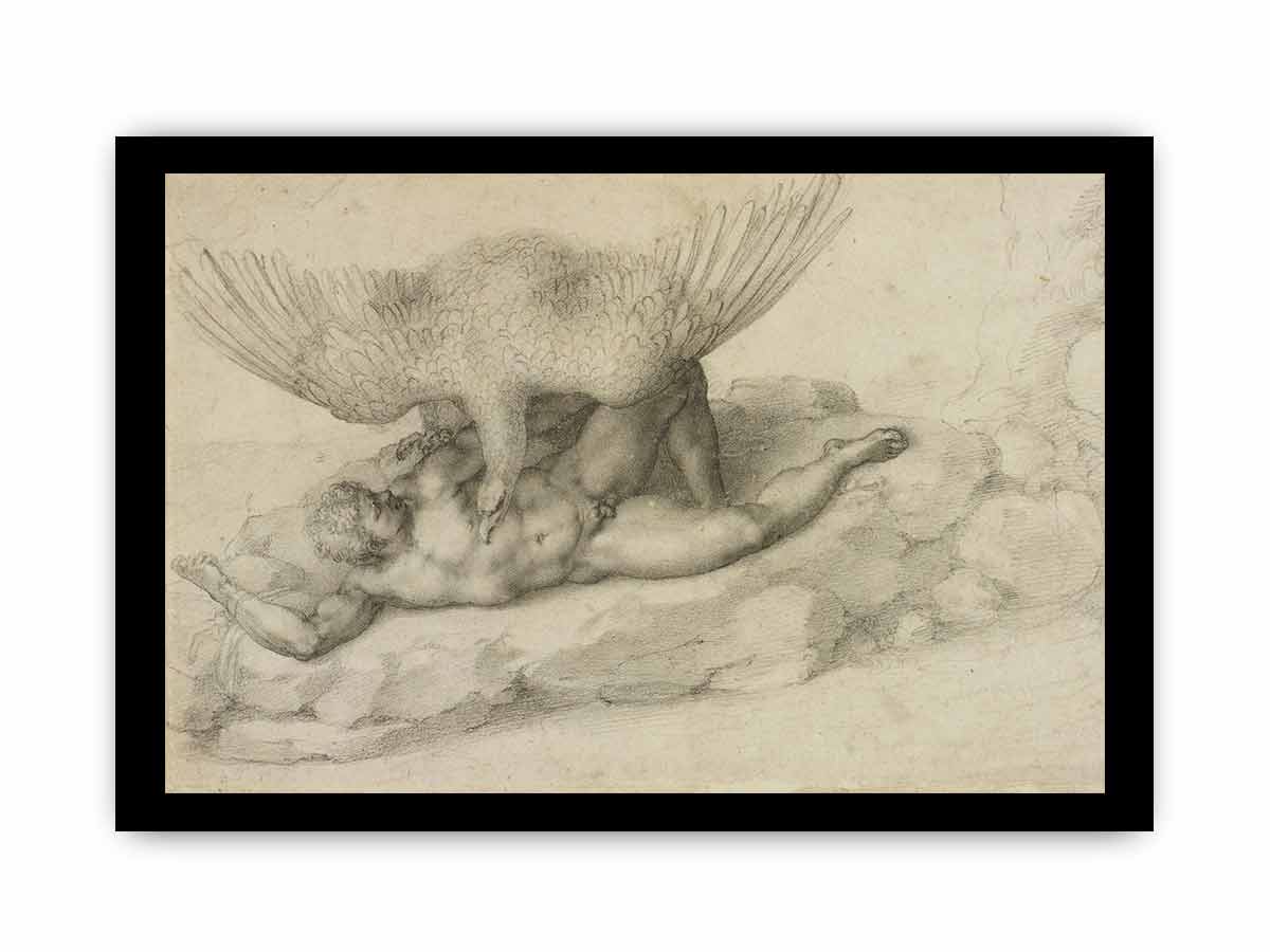 Tityus By Michelangelo Buonarroti