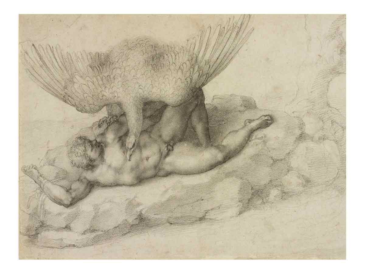 Tityus By Michelangelo Buonarroti
