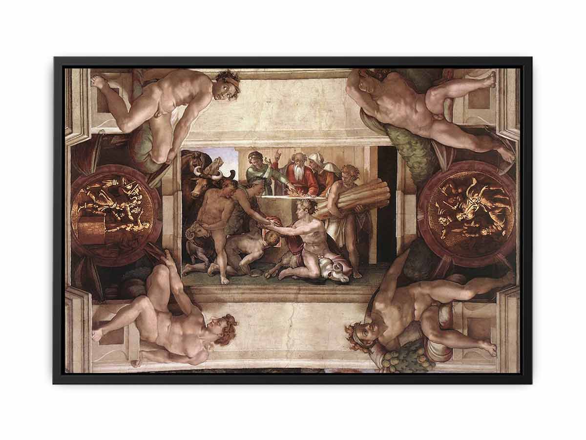 Sacrifice of Noah By Michelangelo Buonarroti