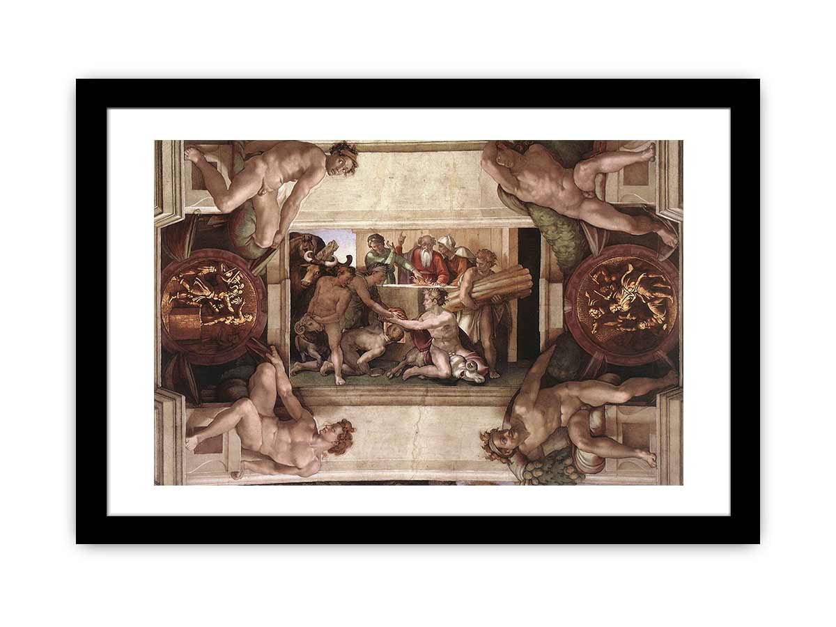 Sacrifice of Noah By Michelangelo Buonarroti