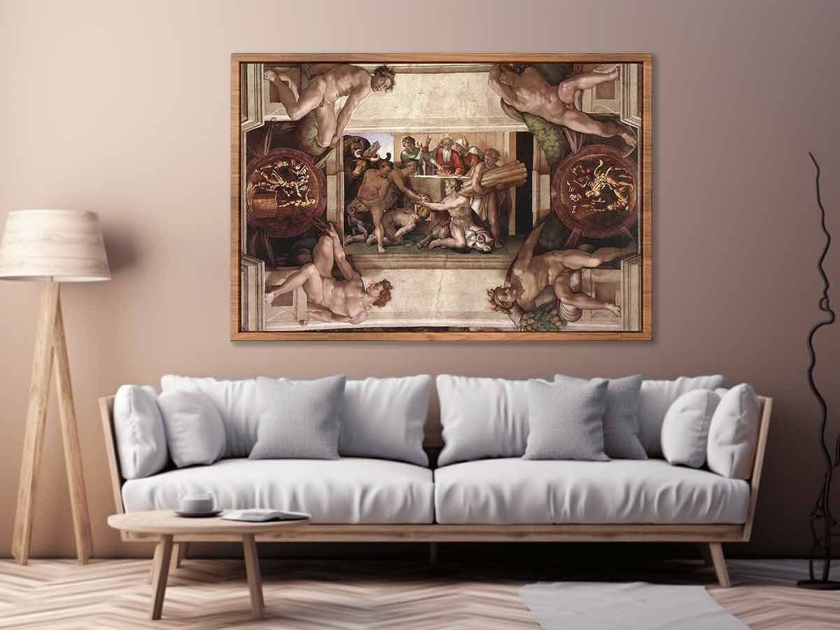 Sacrifice of Noah By Michelangelo Buonarroti