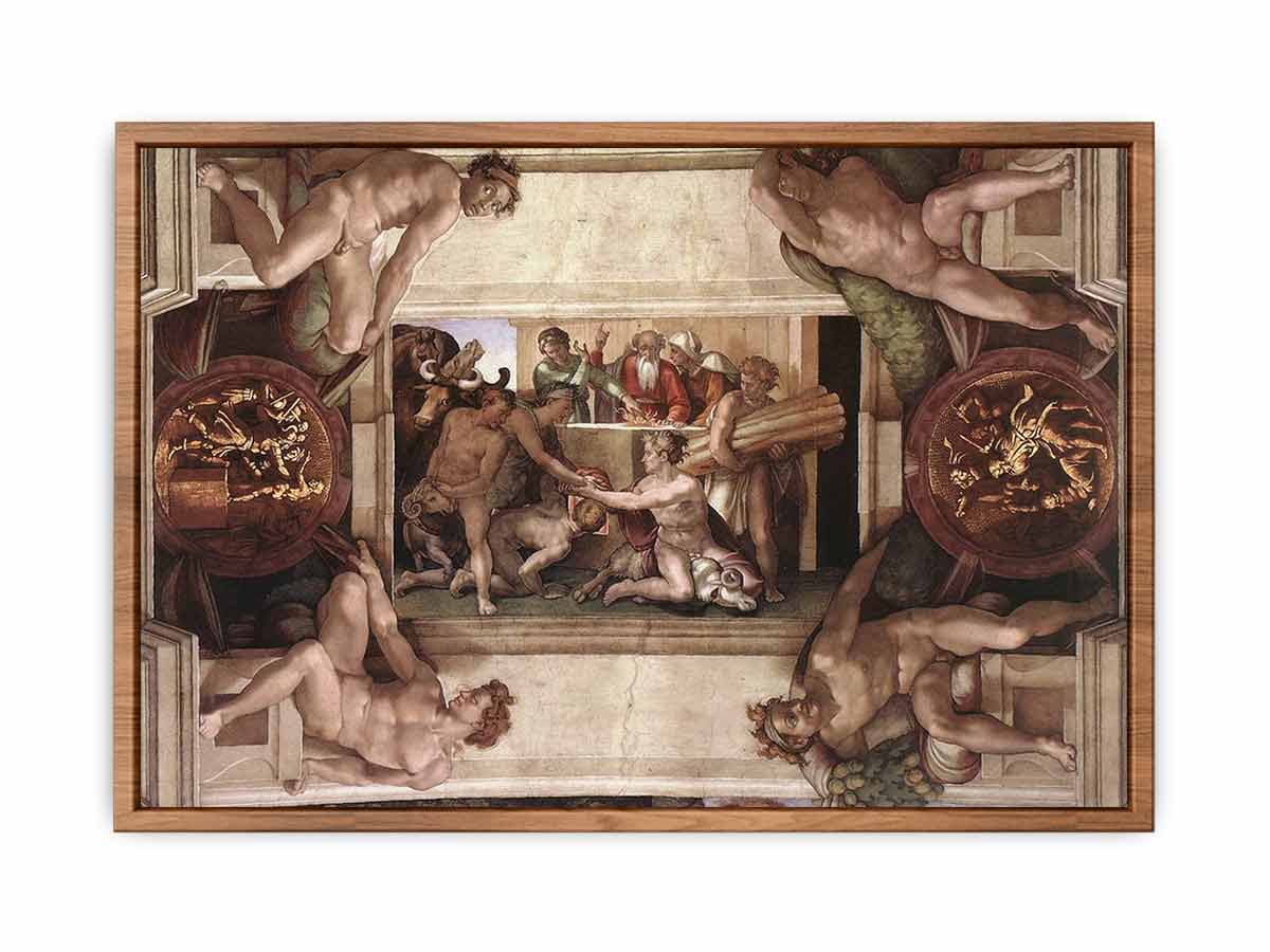 Sacrifice of Noah By Michelangelo Buonarroti