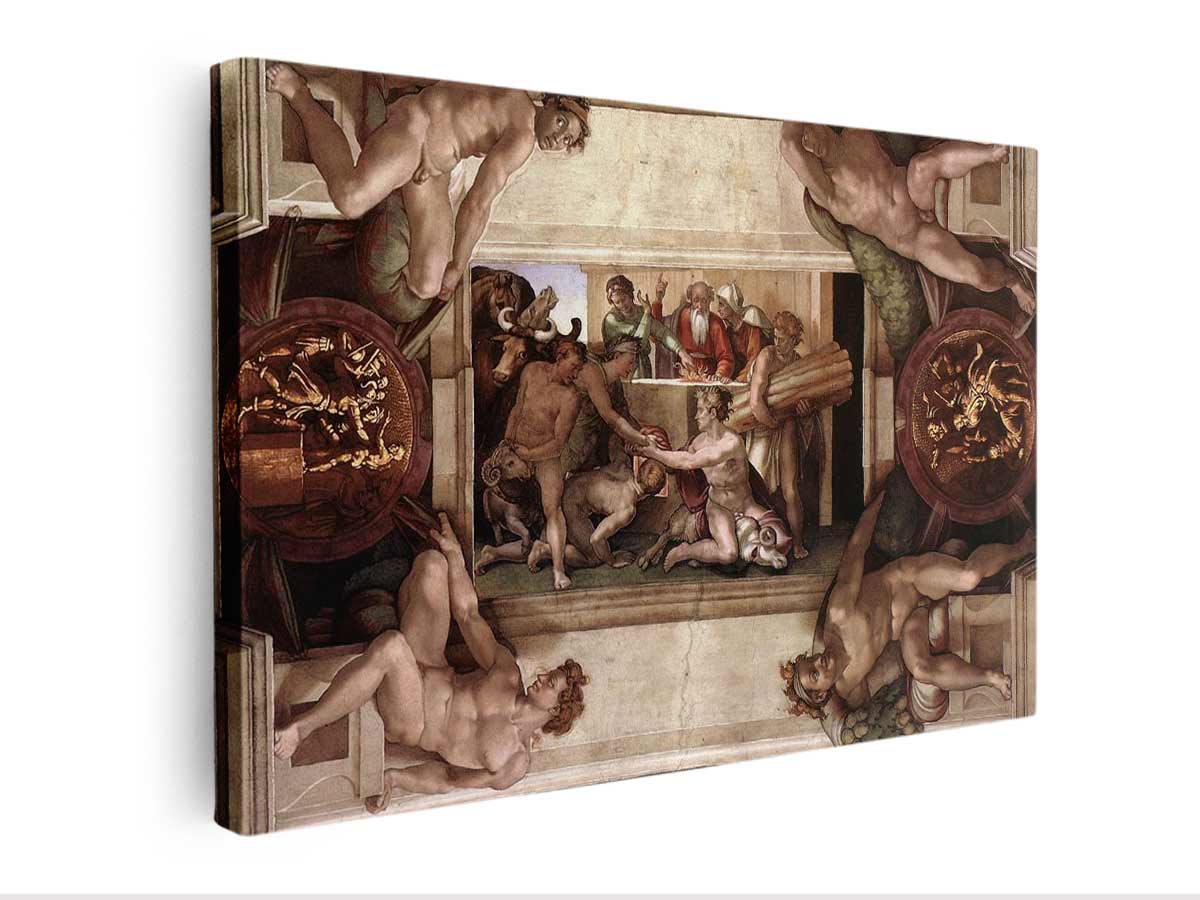Sacrifice of Noah By Michelangelo Buonarroti