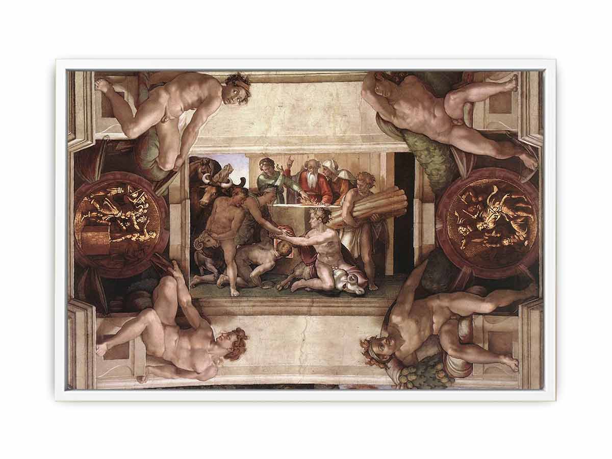 Sacrifice of Noah By Michelangelo Buonarroti