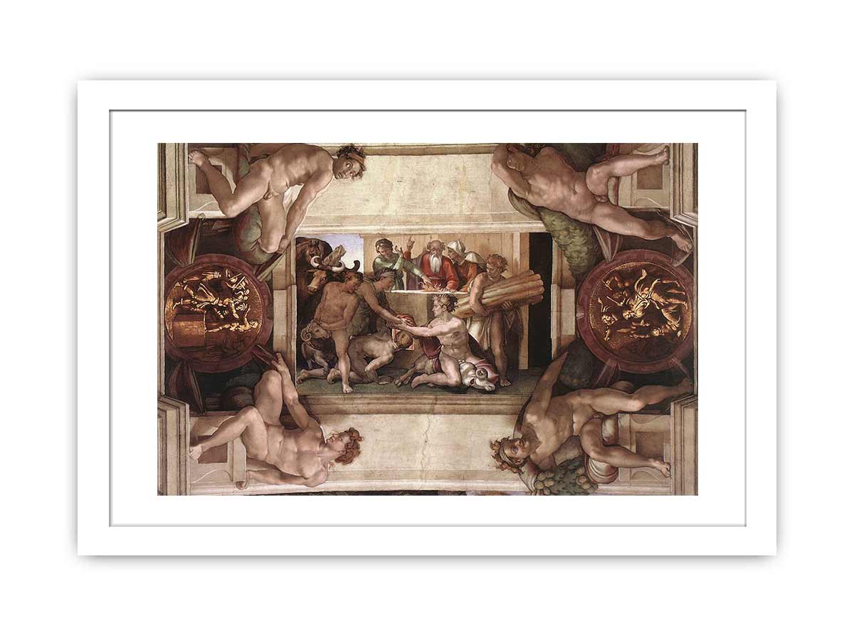 Sacrifice of Noah By Michelangelo Buonarroti