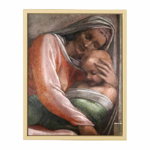 Salmon - Boaz - Obed (detail) By Michelangelo Buonarroti