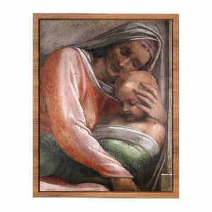 Salmon - Boaz - Obed (detail) By Michelangelo Buonarroti