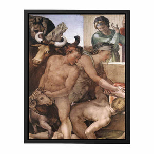 Sacrifice of Noah (detail) By Michelangelo Buonarroti