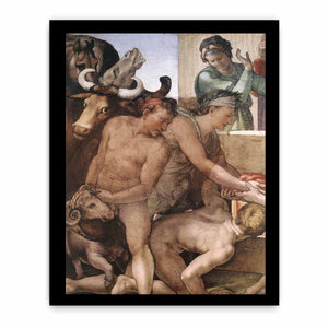 Sacrifice of Noah (detail) By Michelangelo Buonarroti