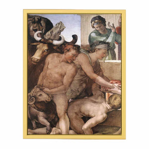 Sacrifice of Noah (detail) By Michelangelo Buonarroti
