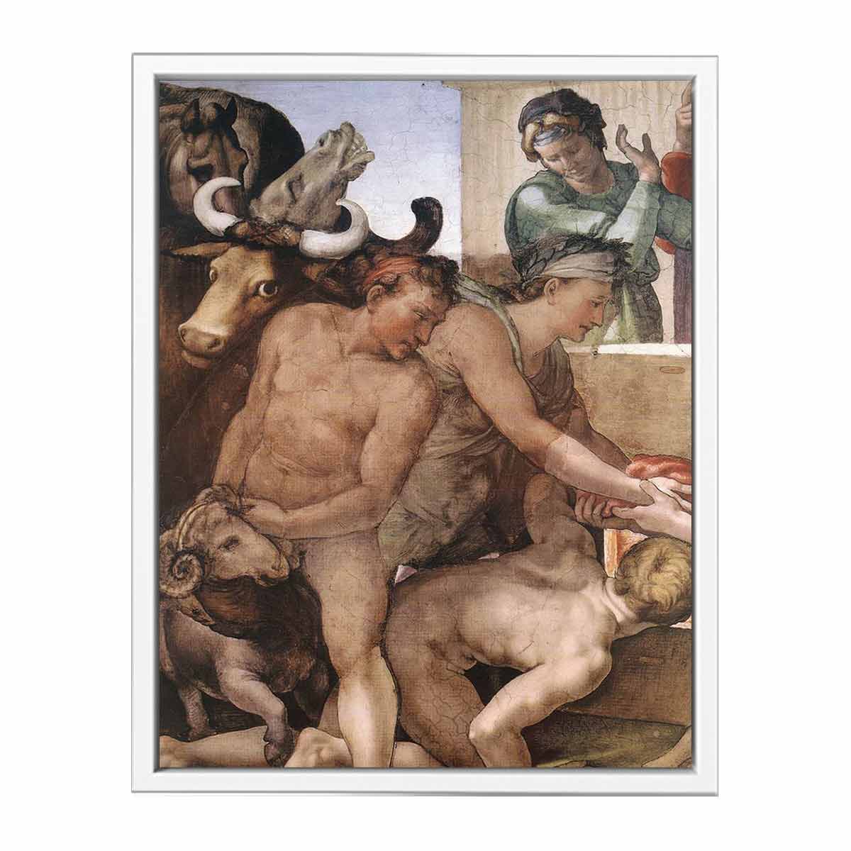 Sacrifice of Noah (detail) By Michelangelo Buonarroti