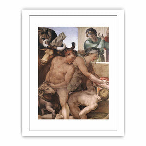 Sacrifice of Noah (detail) By Michelangelo Buonarroti