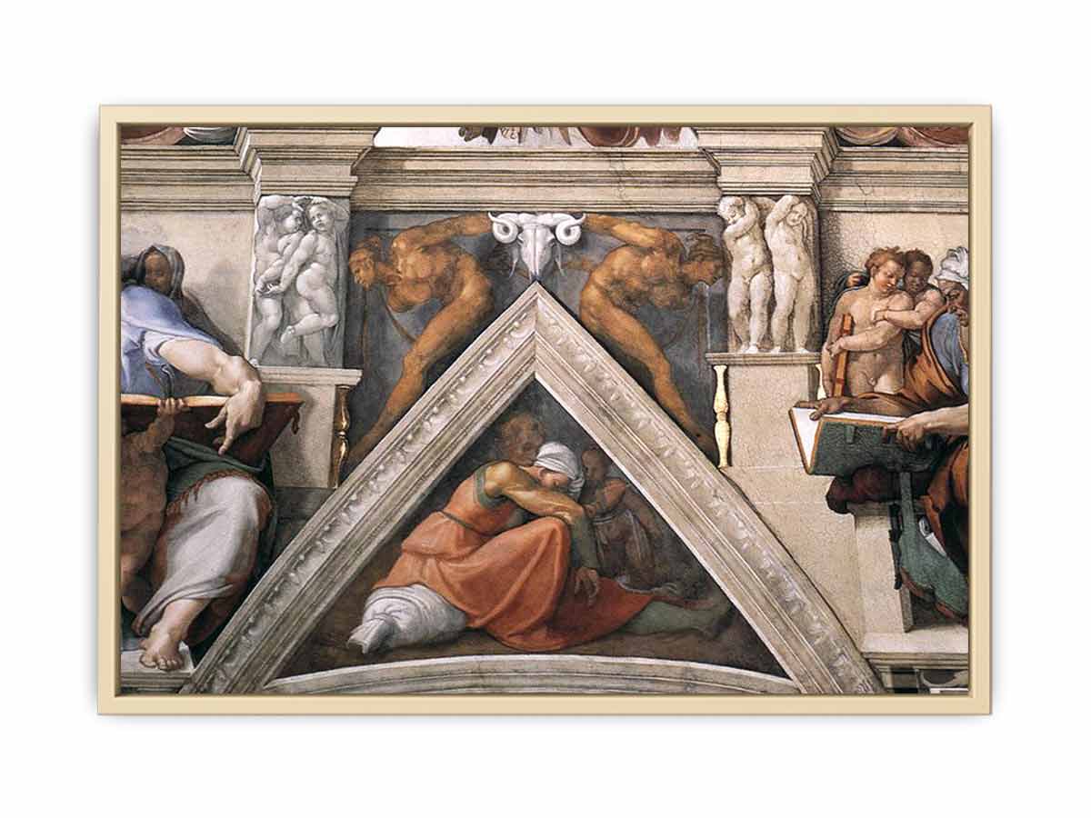 The ceiling (detail) By Michelangelo Buonarroti