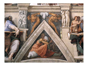 The ceiling (detail) By Michelangelo Buonarroti