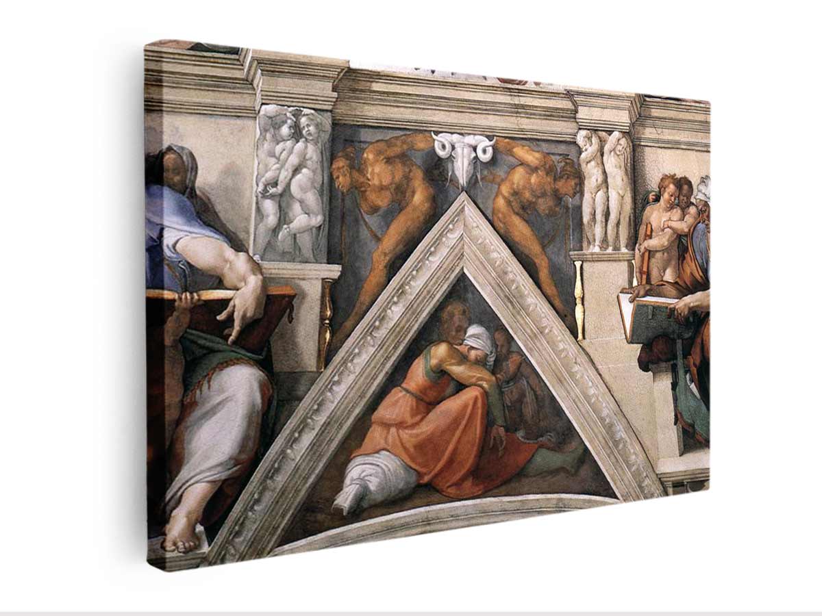 The ceiling (detail) By Michelangelo Buonarroti
