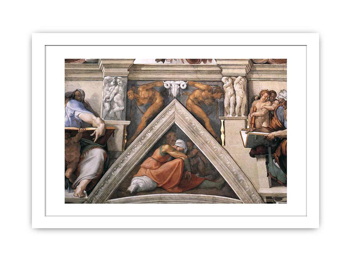 The ceiling (detail) By Michelangelo Buonarroti