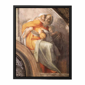Sistine chapel ceiling: Asa, Jehoshaphat and Joram By Michelangelo Buonarroti