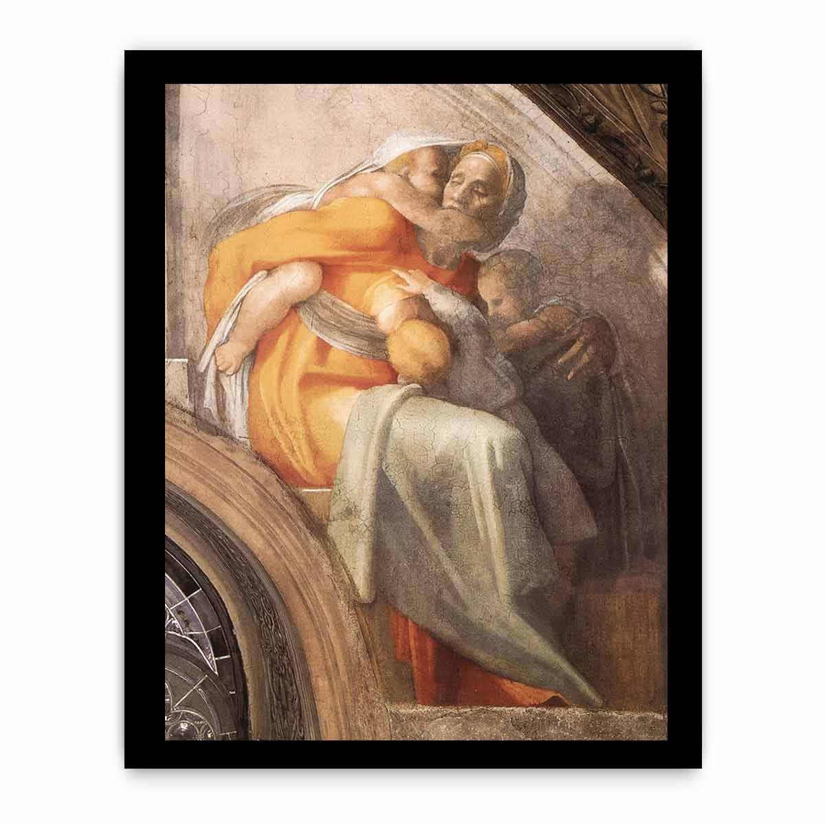 Sistine chapel ceiling: Asa, Jehoshaphat and Joram By Michelangelo Buonarroti