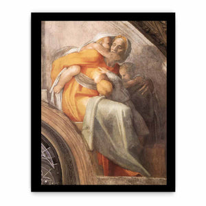 Sistine chapel ceiling: Asa, Jehoshaphat and Joram By Michelangelo Buonarroti