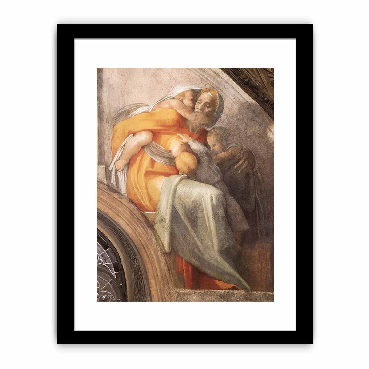 Sistine chapel ceiling: Asa, Jehoshaphat and Joram By Michelangelo Buonarroti