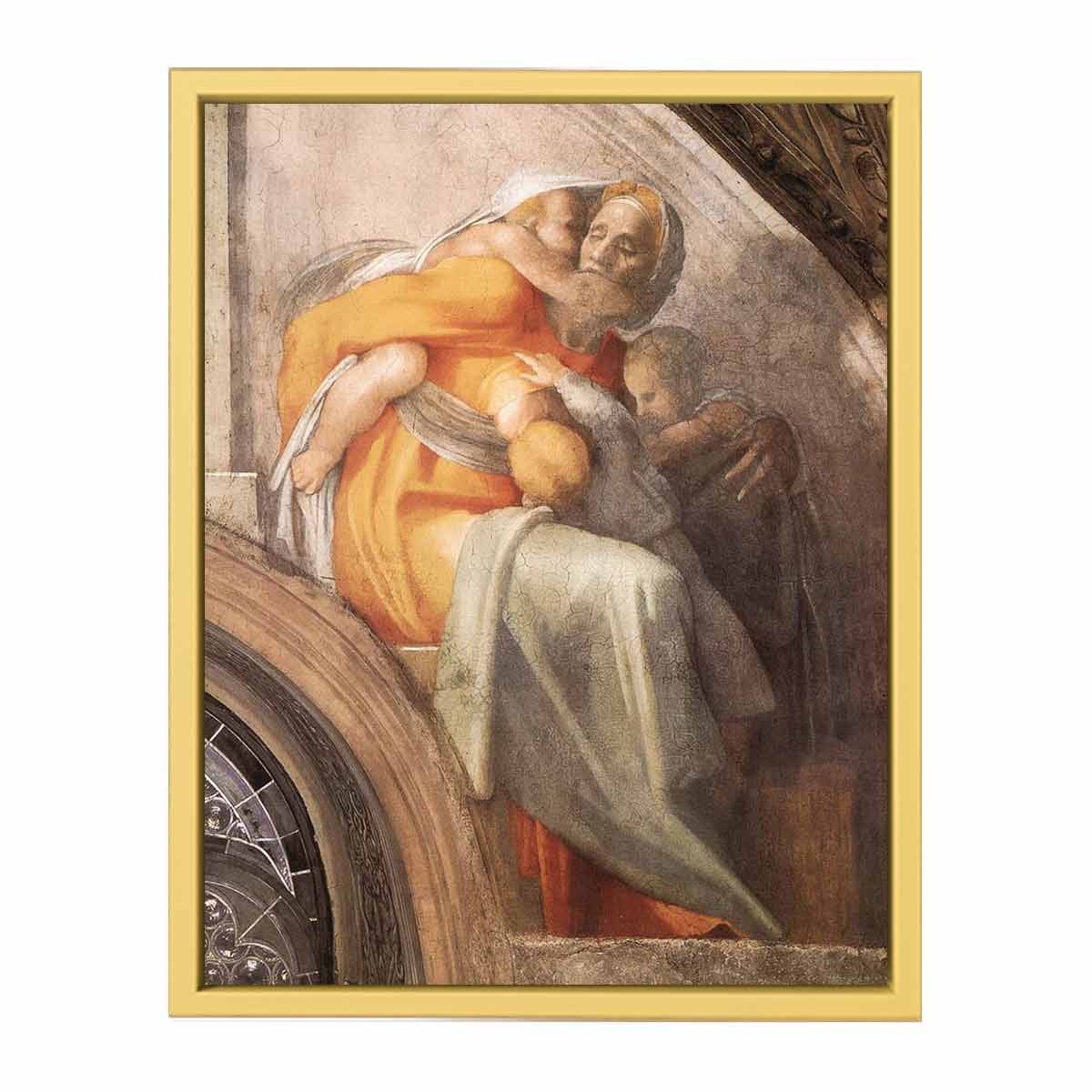 Sistine chapel ceiling: Asa, Jehoshaphat and Joram By Michelangelo Buonarroti