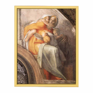 Sistine chapel ceiling: Asa, Jehoshaphat and Joram By Michelangelo Buonarroti