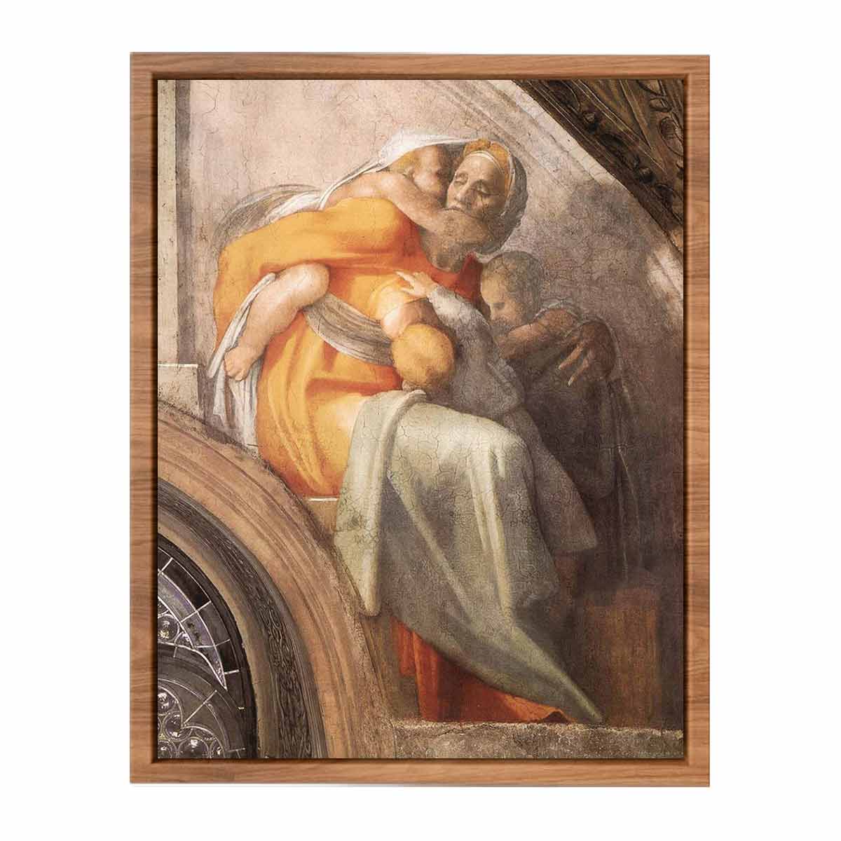 Sistine chapel ceiling: Asa, Jehoshaphat and Joram By Michelangelo Buonarroti