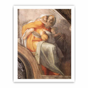 Sistine chapel ceiling: Asa, Jehoshaphat and Joram By Michelangelo Buonarroti