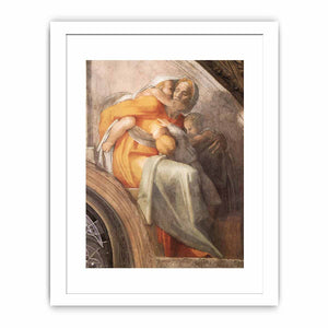 Sistine chapel ceiling: Asa, Jehoshaphat and Joram By Michelangelo Buonarroti