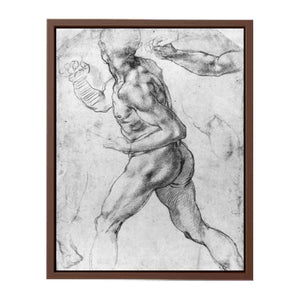 Male Nude Black & White By Michelangelo Buonarroti