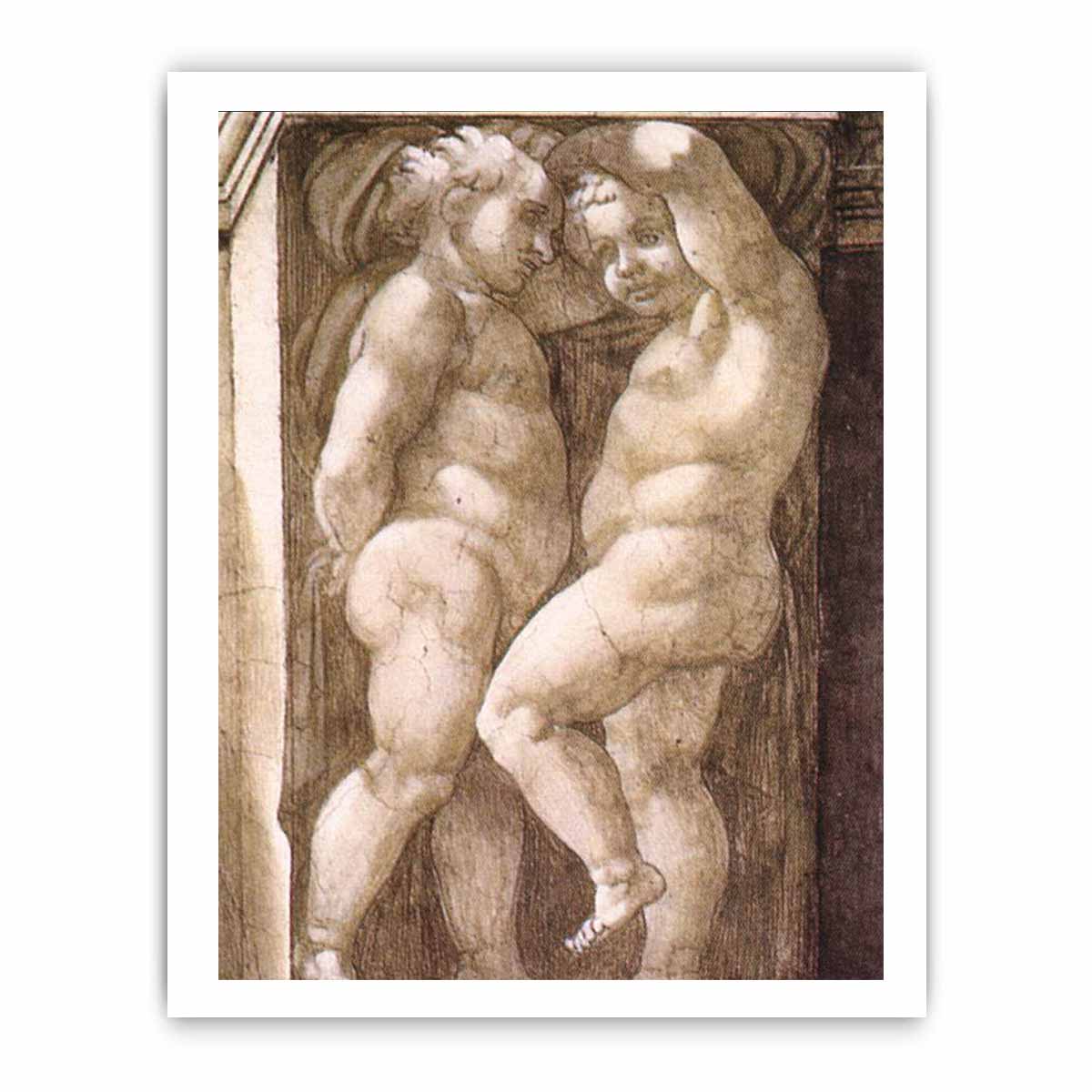 Putti By Michelangelo Buonarroti