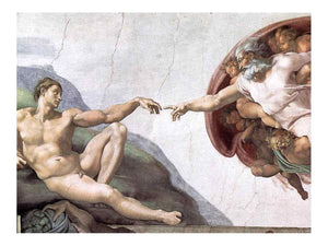 Creation of Adam By Michelangelo Buonarroti