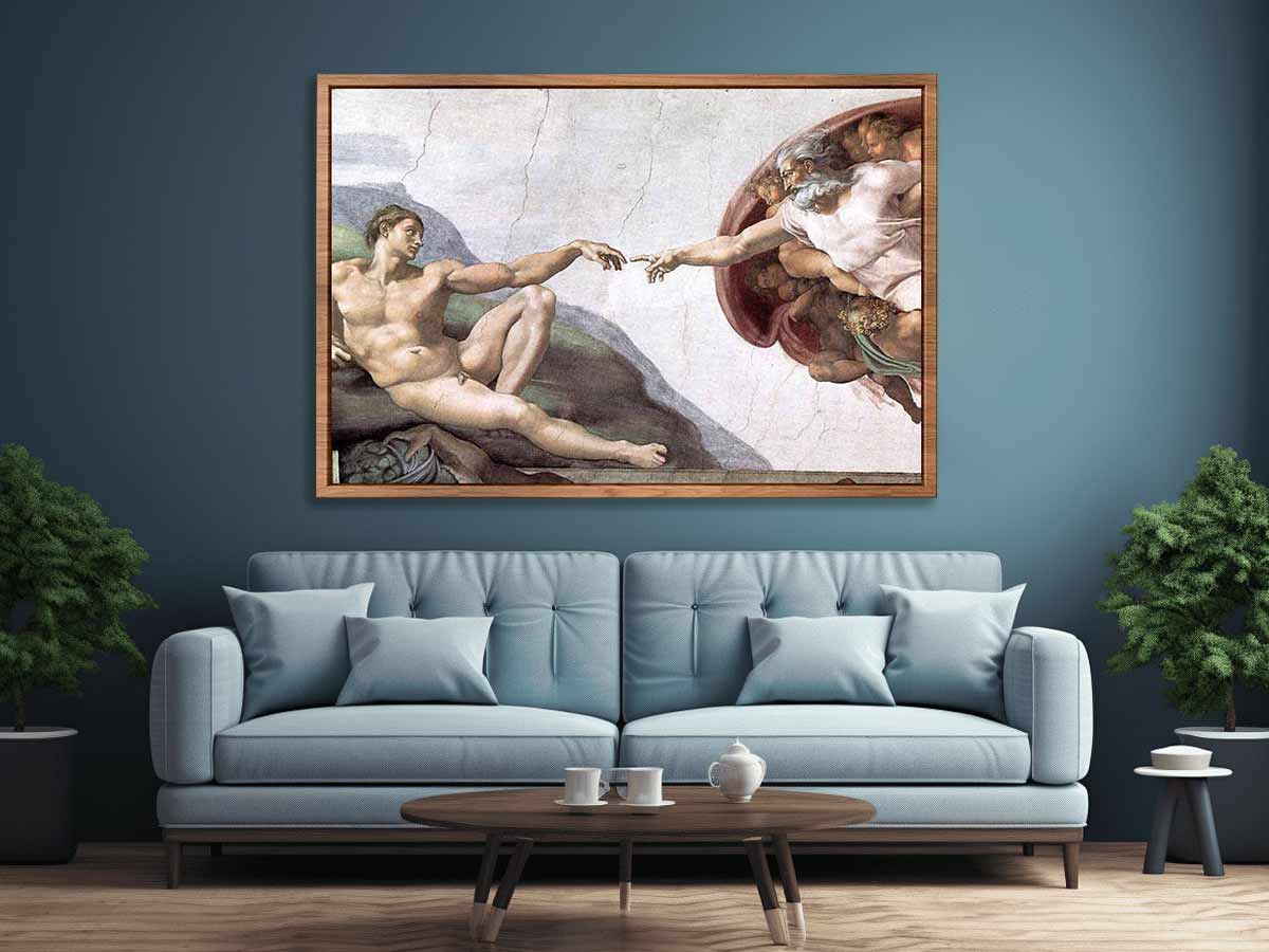 Creation of Adam By Michelangelo Buonarroti