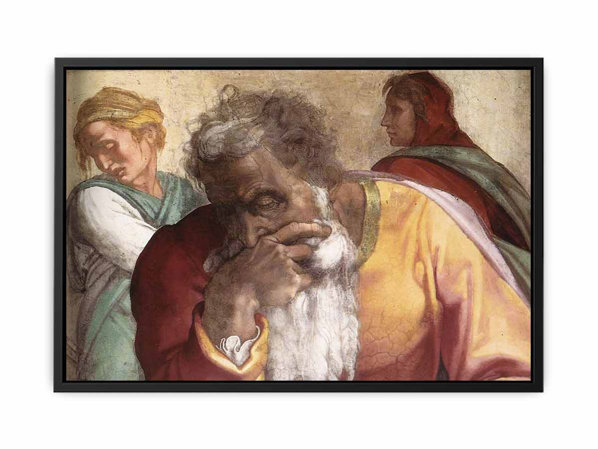 Jeremiah (detail) By Michelangelo Buonarroti