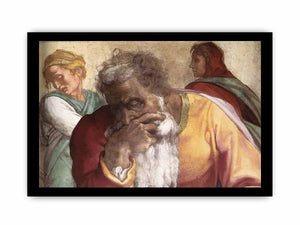 Jeremiah (detail) By Michelangelo Buonarroti