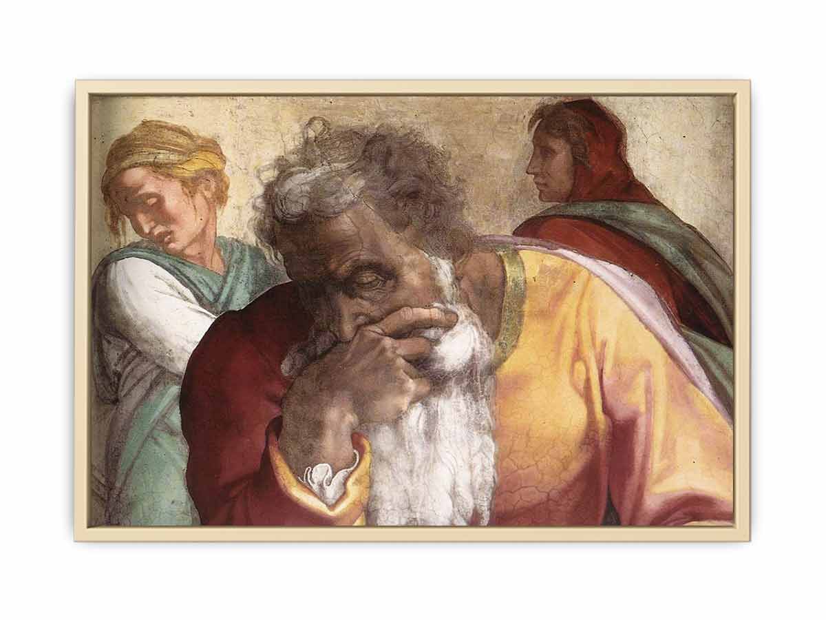 Jeremiah (detail) By Michelangelo Buonarroti