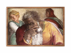 Jeremiah (detail) By Michelangelo Buonarroti