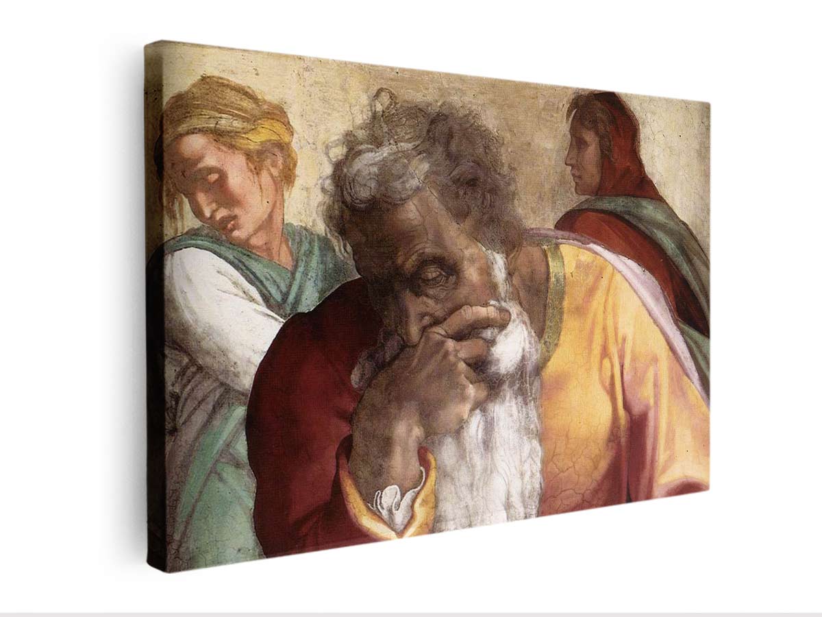 Jeremiah (detail) By Michelangelo Buonarroti