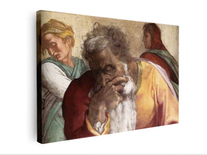 Jeremiah (detail) By Michelangelo Buonarroti