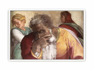 Jeremiah (detail) By Michelangelo Buonarroti