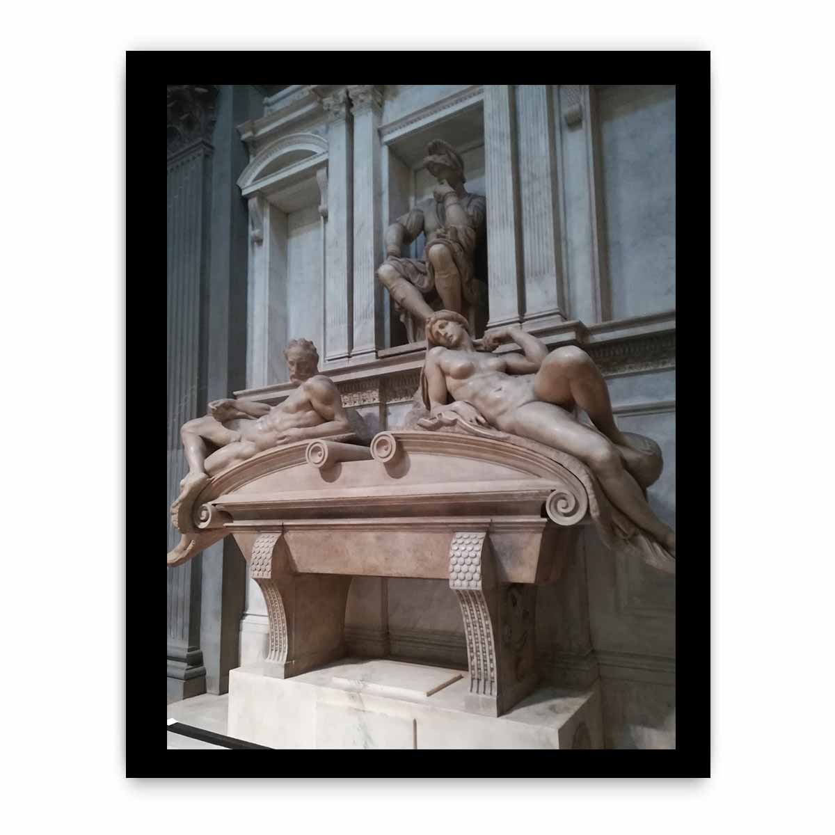 Tomb of Lorenzo de' Medici: Dawn By Michelangelo Buonarroti