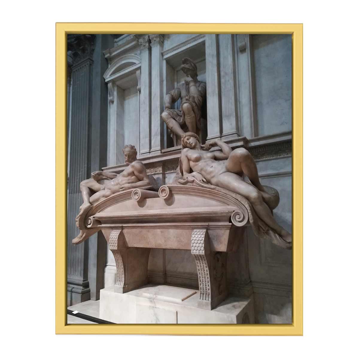 Tomb of Lorenzo de' Medici: Dawn By Michelangelo Buonarroti