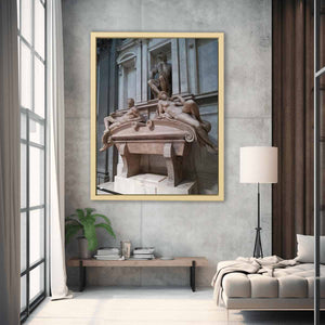 Tomb of Lorenzo de' Medici: Dawn By Michelangelo Buonarroti