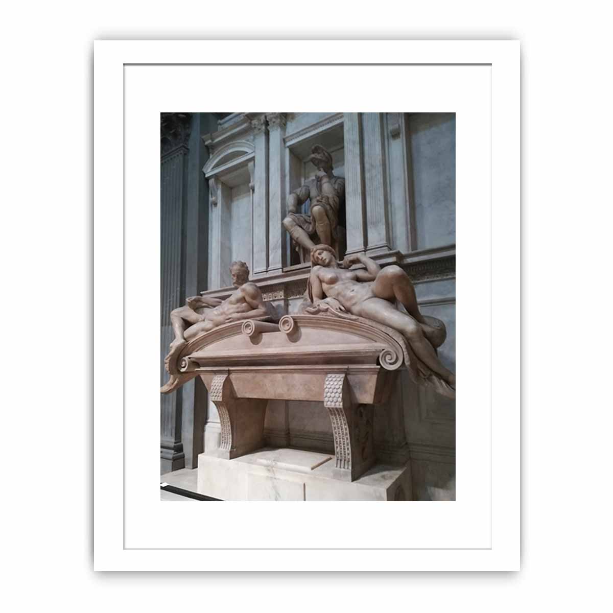 Tomb of Lorenzo de' Medici: Dawn By Michelangelo Buonarroti