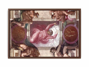 Separation of Light from Darkness (with ignudi and medallions) By Michelangelo Buonarroti